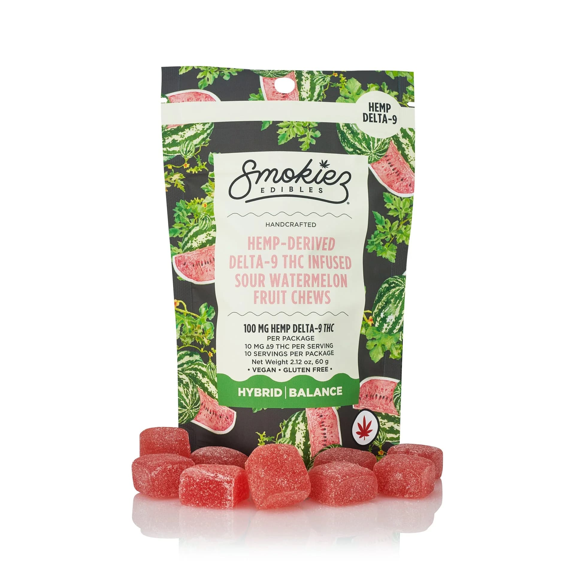 Watermelon Chews · Hybrid · 10 Pack